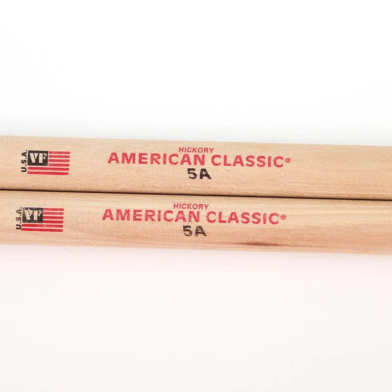 1 Paar 5A/7A Drumsticks Mallets Jazz Drumsticks Percussion Gleichbleibendes Gewicht und Tonhöhe Amerikanische Hickory Classic Drumsticks
