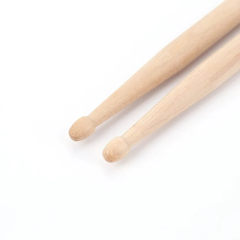 1 Paar 5A/7A Drumsticks Mallets Jazz Drumsticks Percussion Gleichbleibendes Gewicht und Tonhöhe Amerikanische Hickory Classic Drumsticks