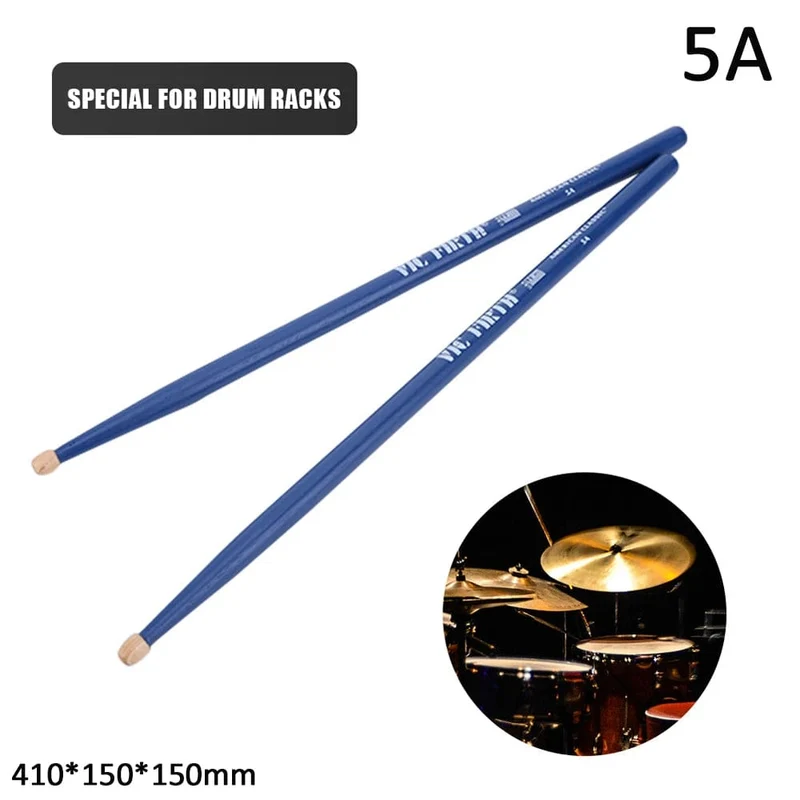 1 Paar 5A/7A Drumsticks Mallets Jazz Drumsticks Percussion Gleichbleibendes Gewicht und Tonhöhe Amerikanische Hickory Classic Drumsticks