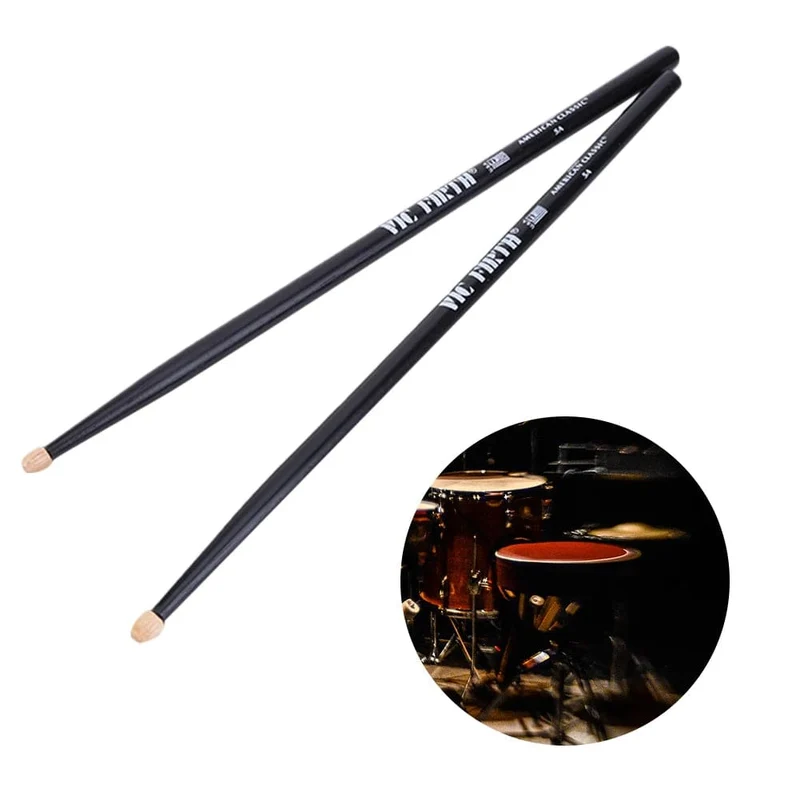 1 Paar 5A/7A Drumsticks Mallets Jazz Drumsticks Percussion Gleichbleibendes Gewicht und Tonhöhe Amerikanische Hickory Classic Drumsticks