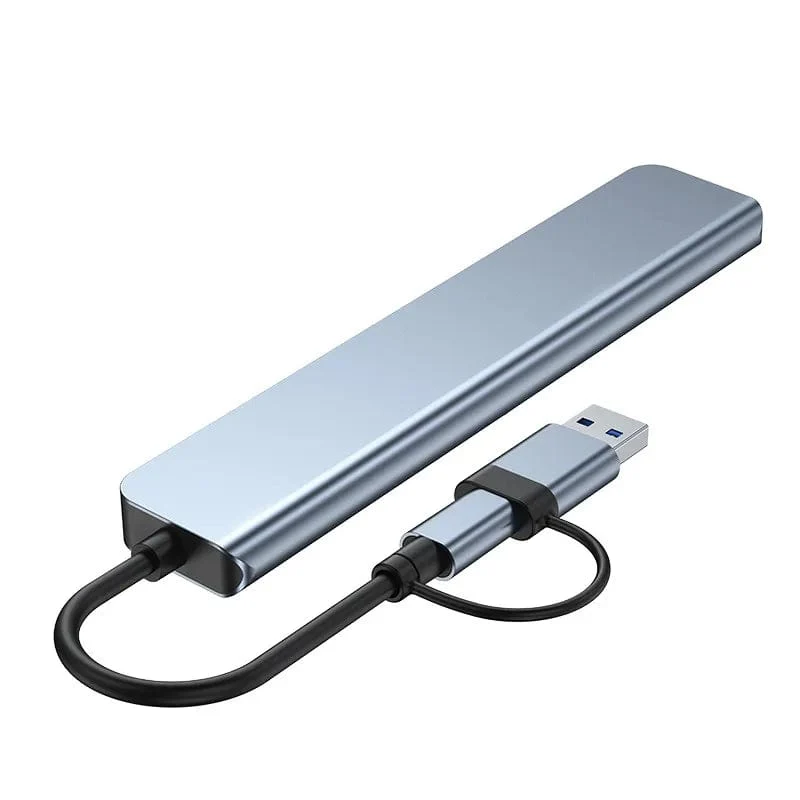 5Gbps USB 3.0 HUB USB C HUB USB C Dockingstation Hochgeschwindigkeitsübertragung OTG Adapter Splitter TYPE-C HUB für Laptop Macbook