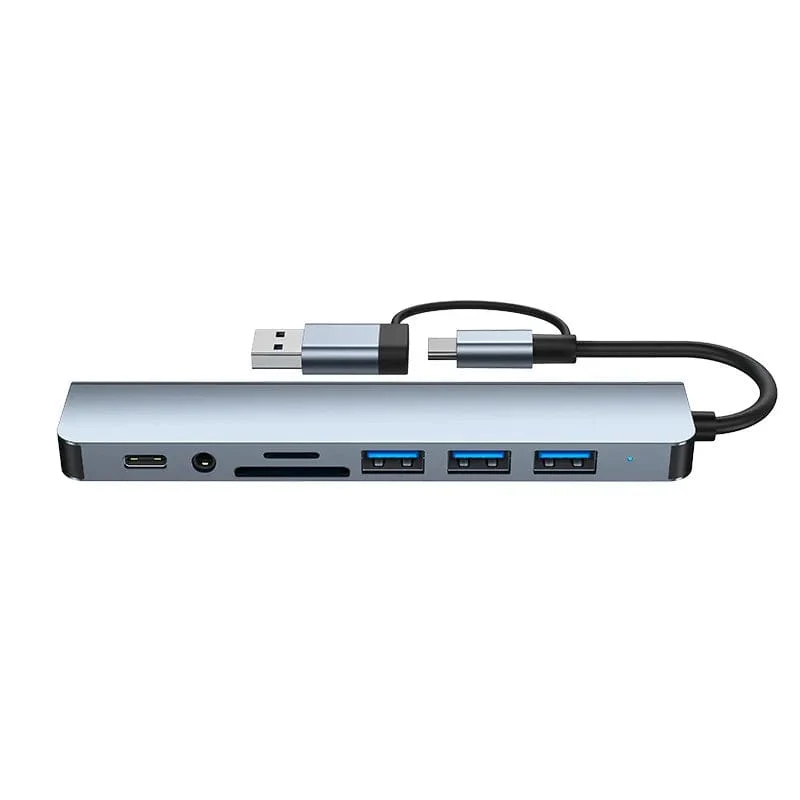 5Gbps USB 3.0 HUB USB C HUB USB C Dockingstation Hochgeschwindigkeitsübertragung OTG Adapter Splitter TYPE-C HUB für Laptop Macbook