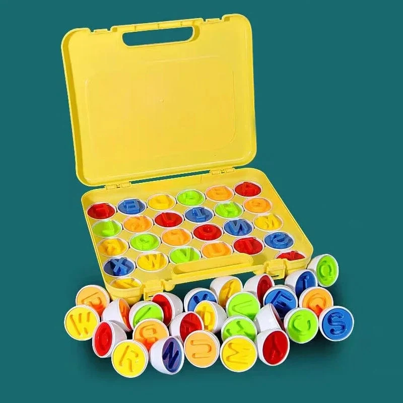 Baby Smart Eggs Montessori Spielzeug 2 Jahre Kleinkind Lernen Pädagogisches Spielzeug Sensorische Eier Huhn Farben Formen Sorter Für Kinder