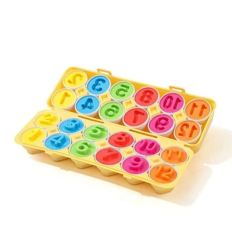 Baby Smart Eggs Montessori Spielzeug 2 Jahre Kleinkind Lernen Pädagogisches Spielzeug Sensorische Eier Huhn Farben Formen Sorter Für Kinder