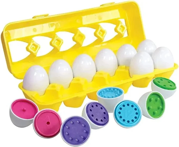 Baby Smart Eggs Montessori Spielzeug 2 Jahre Kleinkind Lernen Pädagogisches Spielzeug Sensorische Eier Huhn Farben Formen Sorter Für Kinder