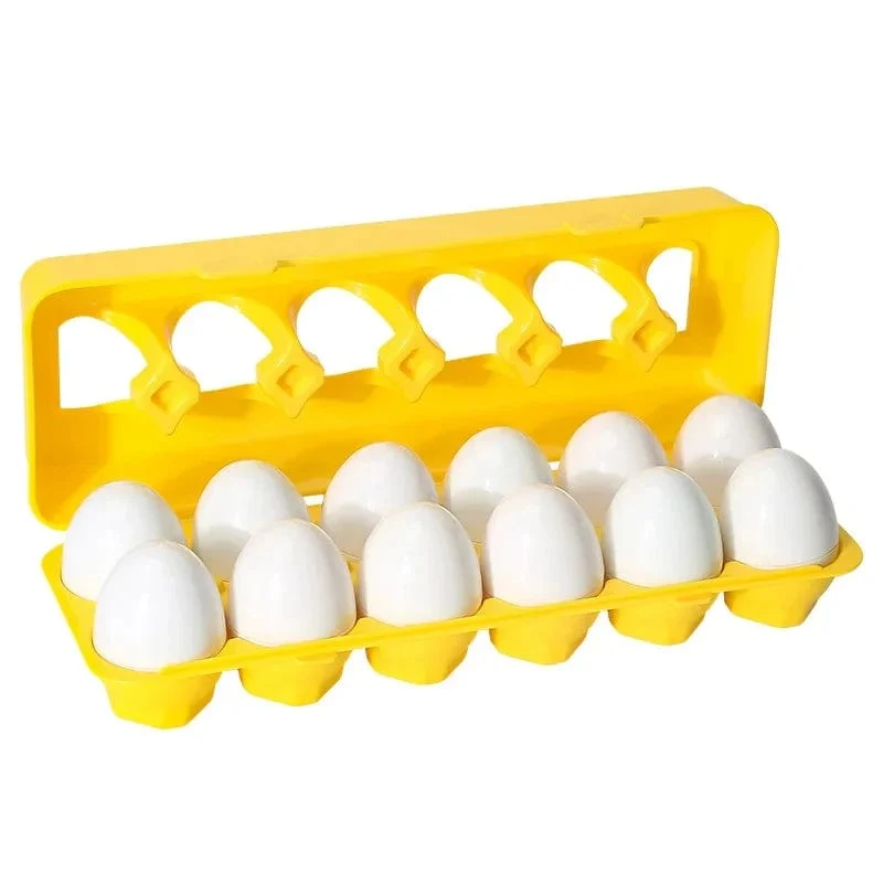 Baby Smart Eggs Montessori Spielzeug 2 Jahre Kleinkind Lernen Pädagogisches Spielzeug Sensorische Eier Huhn Farben Formen Sorter Für Kinder