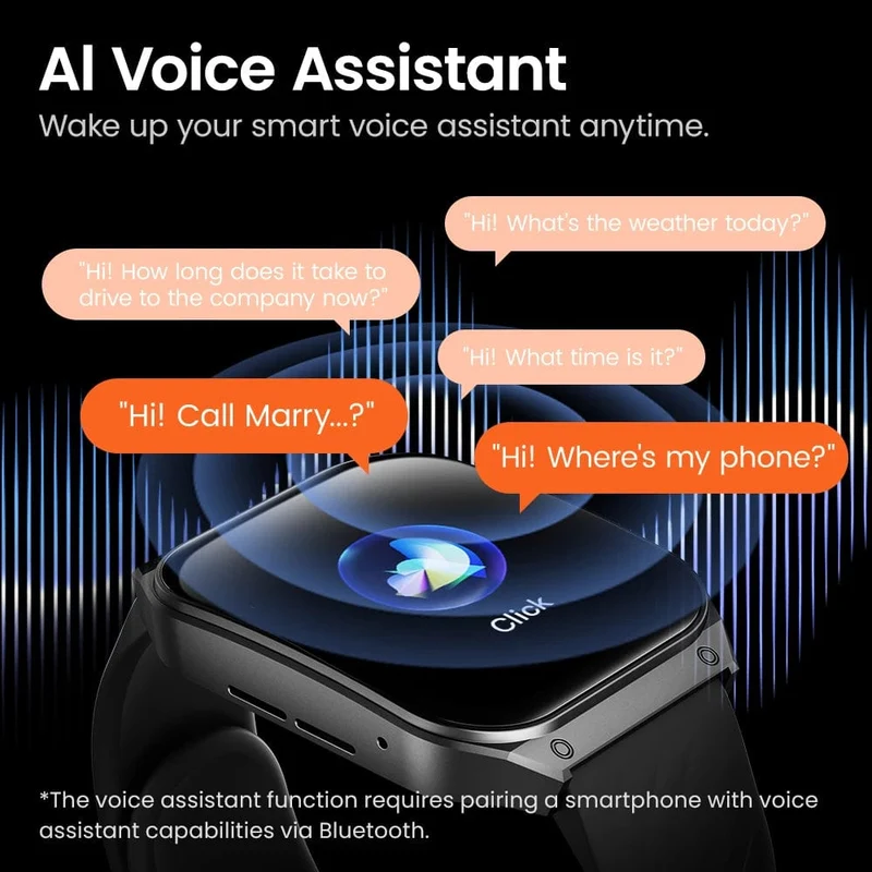 HAYLOU Watch S8 Smart Watch 1.96 Zoll AMOLED Curved Screen Smartwatch Bluetooth Call AI Voice Assistant Smartwatches für Herren