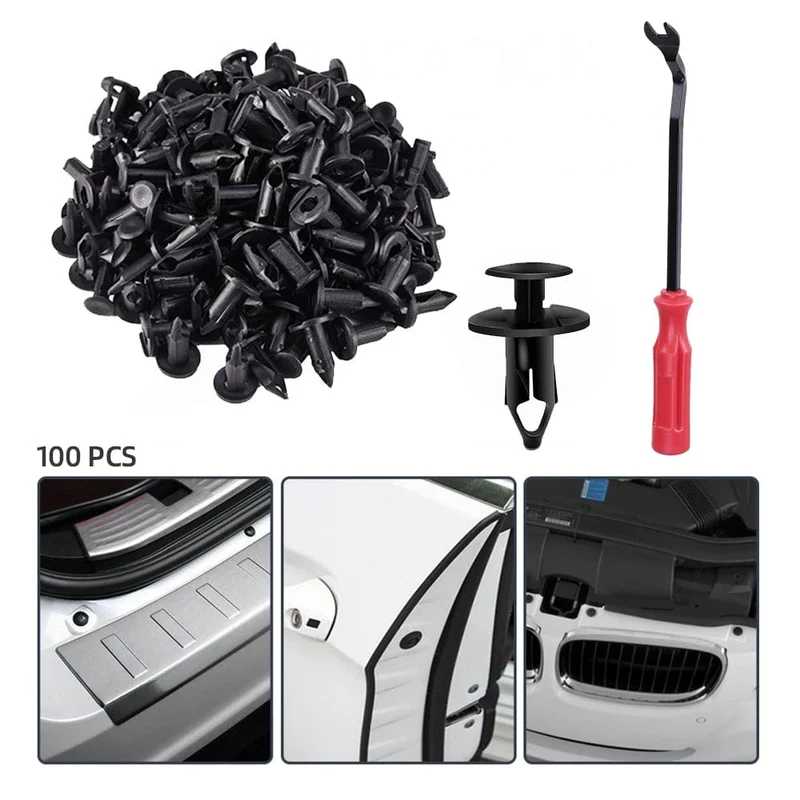 KEMiMOTO ATV UTV Renegade Nieten 100er Pack für Can Am Maverick Commander Outlander Für John Deere Gator TX Für Kawasaki
