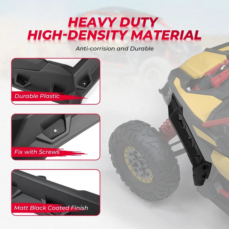 KEMIMOTO UTV Zubehör Für Can Am Maverick X3 1000 Max R RR 4x4 XRC Turbo DPS Super Erweiterte Fender Flares 2017-2024 715002973