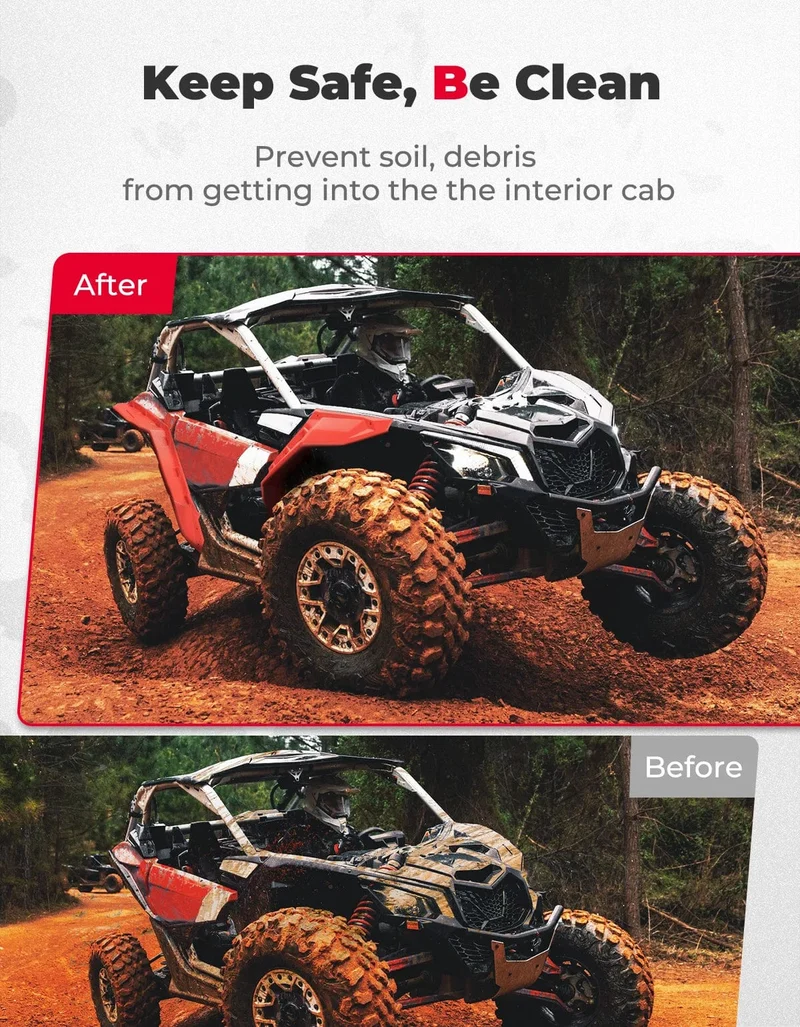 KEMIMOTO UTV Zubehör Für Can Am Maverick X3 1000 Max R RR 4x4 XRC Turbo DPS Super Erweiterte Fender Flares 2017-2024 715002973