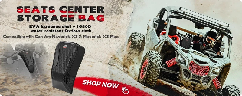 2 Türen UTV 210D Oxford-Stoff schützt die Lagerabdeckung für Nutzfahrzeuge vor Regen, Schmutz und Strahlen, reflektierend für Can Am Maverick X3
