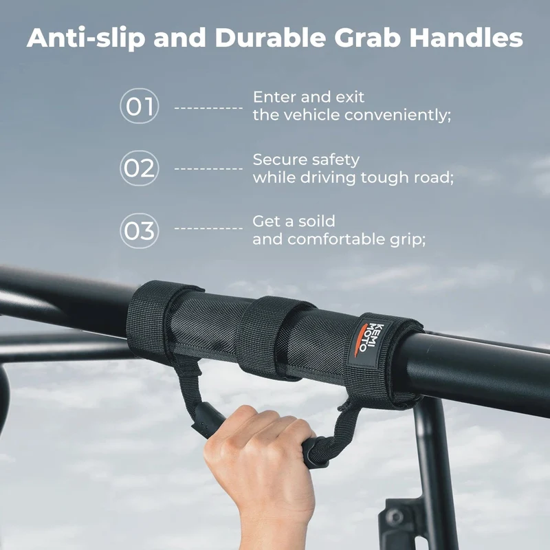 UTV ATV Sport Roll Bar Käfige Haltegriff Halten Für Jeep Für Can-am Commander Maverick x3 1000 Kompatibel mit Polaris RZR Ranger