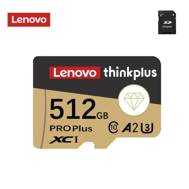 Lenovo 2 TB 1 TB Micro TF/SD-Karte Klasse 10 SD-Karte 256 GB Speicherkarte 128 GB 512 GB TF-Karte Kostenloser Versand für Kameras/Tablet/Drohne