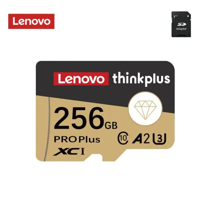 Lenovo 2 TB 1 TB Micro TF/SD-Karte Klasse 10 SD-Karte 256 GB Speicherkarte 128 GB 512 GB TF-Karte Kostenloser Versand für Kameras/Tablet/Drohne