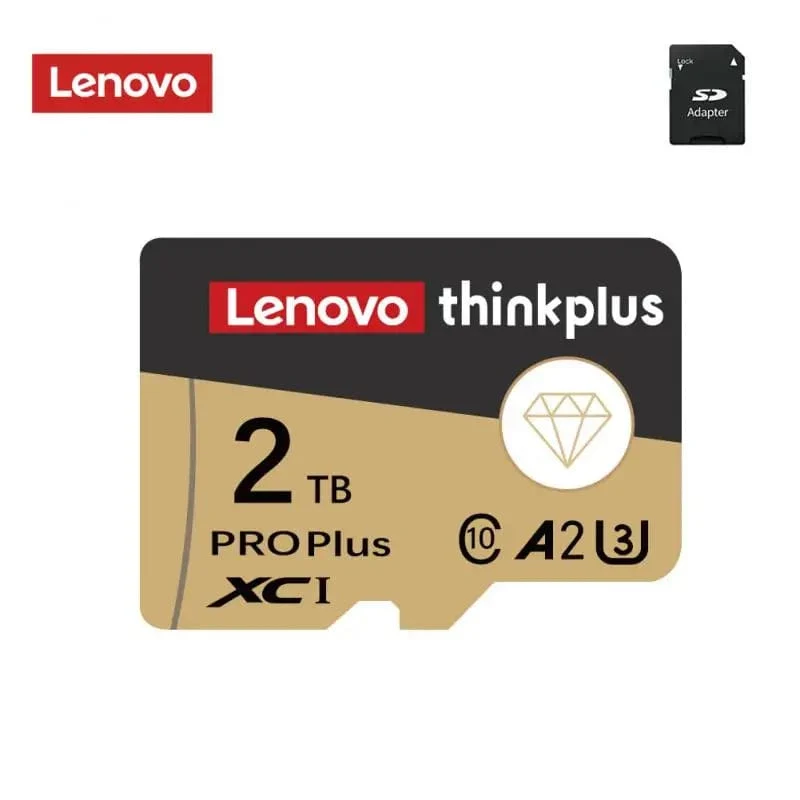 Lenovo 2 TB 1 TB Micro TF/SD-Karte Klasse 10 SD-Karte 256 GB Speicherkarte 128 GB 512 GB TF-Karte Kostenloser Versand für Kameras/Tablet/Drohne