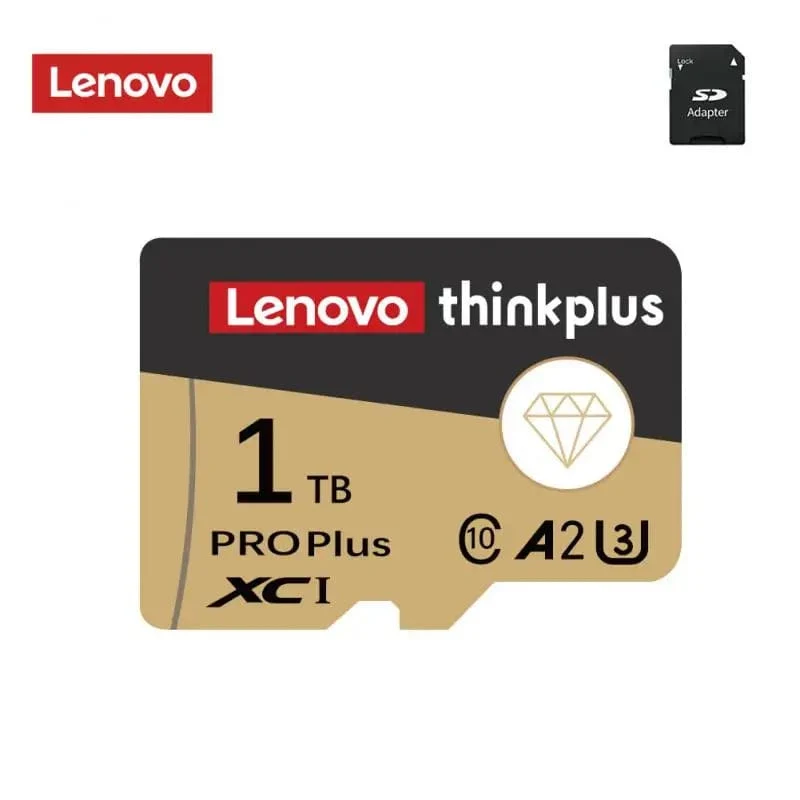 Lenovo 2 TB 1 TB Micro TF/SD-Karte Klasse 10 SD-Karte 256 GB Speicherkarte 128 GB 512 GB TF-Karte Kostenloser Versand für Kameras/Tablet/Drohne