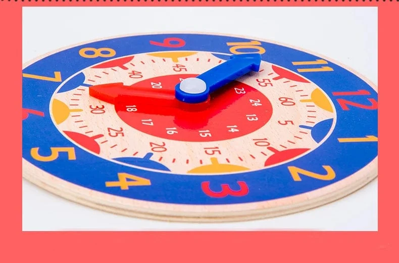 Kinder Montessori Holz Uhr Spielzeug Zeit Lernen Lehrmittel Pädagogisches Spielzeug Für Kinder Grundschule Clevere Bord Spielzeug