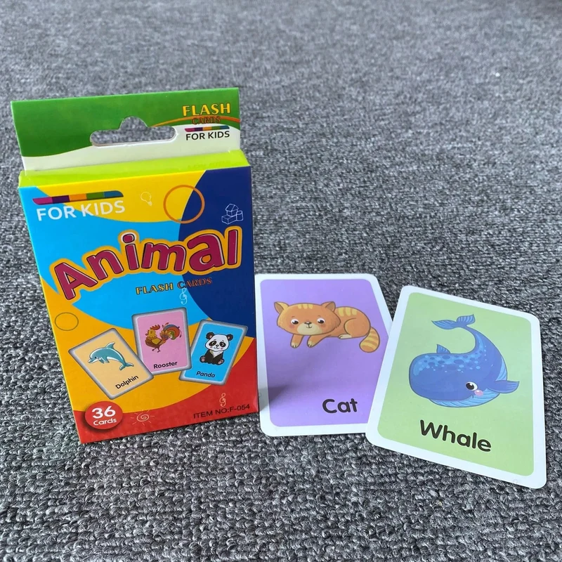 36 stücke Kinder Erkenntnis Karten Körperteile Tiere Früchte Doppel Seite Karteikarten Montessori Baby Kinder Frühen Pädagogisches Spielzeug Geschenke