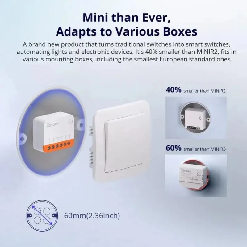 1/3/5PCS SONOFF R4 / R3 / R2 MINI Wifi Schalter Mini Extreme Smart Home Modul Stimme Fernbedienung Alexa Google Home Alice