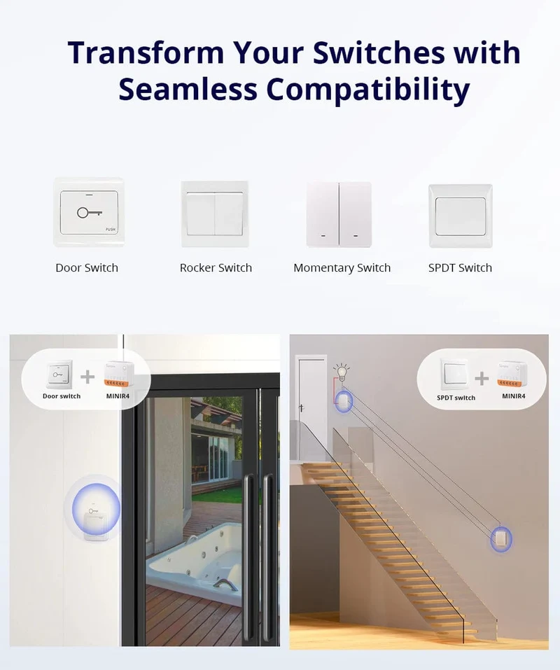 1/3/5PCS SONOFF R4 / R3 / R2 MINI Wifi Schalter Mini Extreme Smart Home Modul Stimme Fernbedienung Alexa Google Home Alice