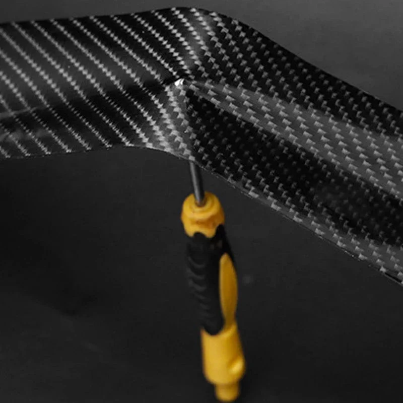 DIY Nano 3D Kohlefaser Autoaufkleber Türschwellerschutz Stoßstangenband Autoschutzstreifen Wasserdichte Schutzfolie 1/3/5/7/10M