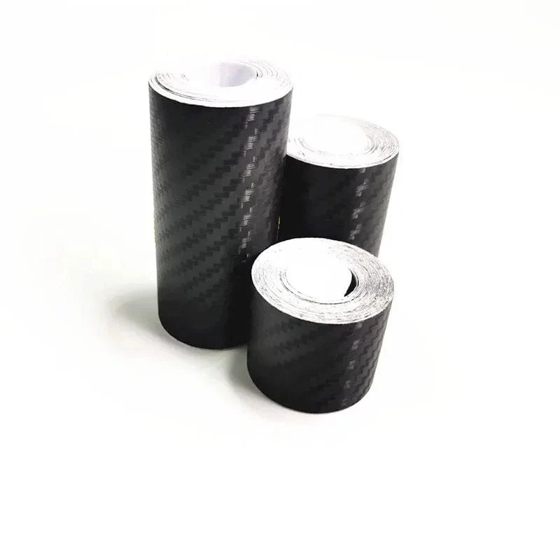 DIY Nano 3D Kohlefaser Autoaufkleber Türschwellerschutz Stoßstangenband Autoschutzstreifen Wasserdichte Schutzfolie 1/3/5/7/10M
