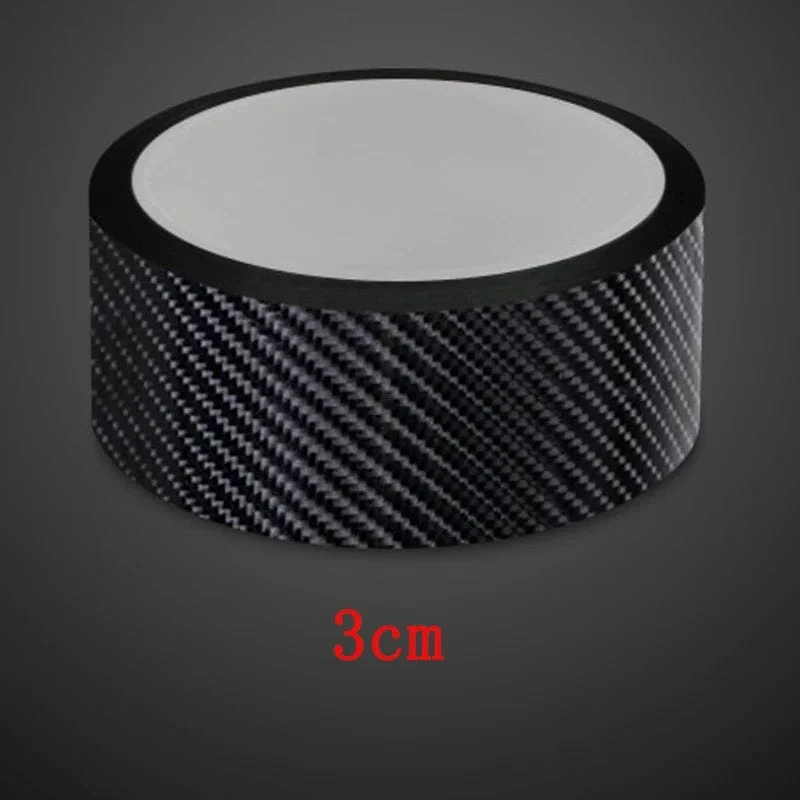 DIY Nano 3D Kohlefaser Autoaufkleber Türschwellerschutz Stoßstangenband Autoschutzstreifen Wasserdichte Schutzfolie 1/3/5/7/10M