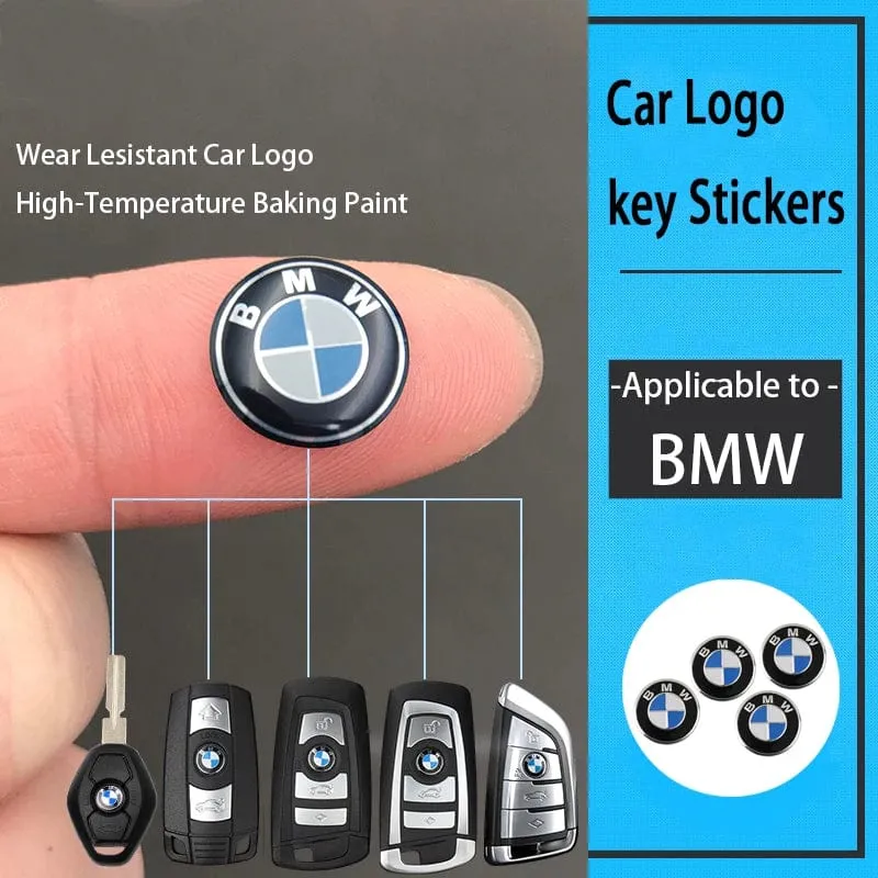 11/14mm Auto-Fernschlüsselanhänger-Emblem-Abzeichen-Radioknopf-Aufkleber für BMW M Performance E46 E49 F30 F80 E36 E46 E93 E92 F34 F31 Z4 X7
