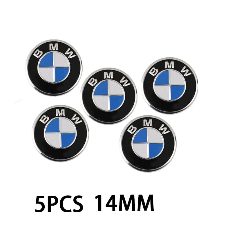 11/14mm Auto-Fernschlüsselanhänger-Emblem-Abzeichen-Radioknopf-Aufkleber für BMW M Performance E46 E49 F30 F80 E36 E46 E93 E92 F34 F31 Z4 X7
