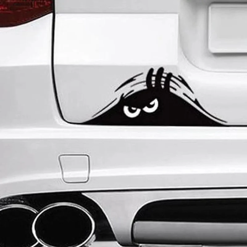 Peeping Tür Schlitz Aufkleber Körper Aufkleber Kratzer Aufkleber reflektierende Aufkleber für Auto Auto Scheinwerfer Dekoration