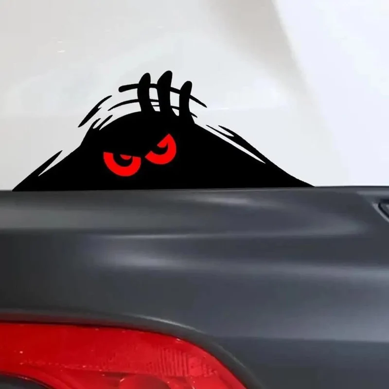 Peeping Tür Schlitz Aufkleber Körper Aufkleber Kratzer Aufkleber reflektierende Aufkleber für Auto Auto Scheinwerfer Dekoration