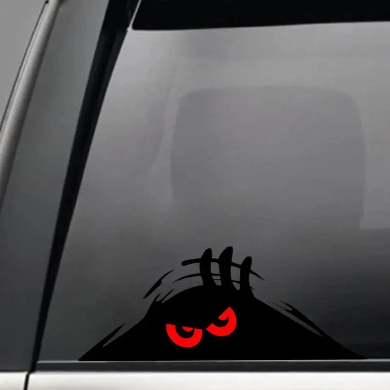 Peeping Tür Schlitz Aufkleber Körper Aufkleber Kratzer Aufkleber reflektierende Aufkleber für Auto Auto Scheinwerfer Dekoration