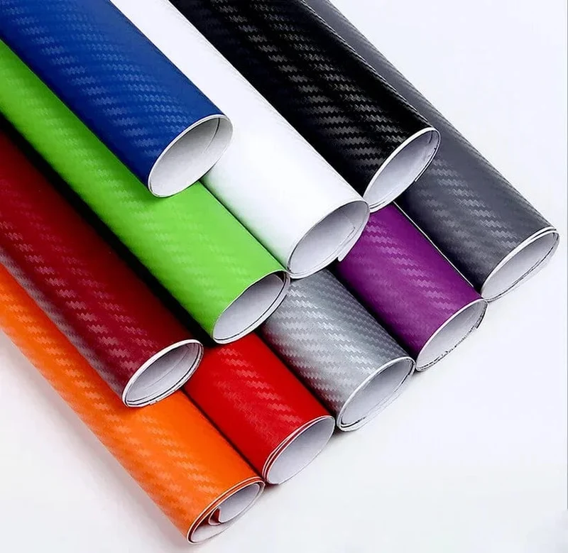 30x127cm Auto 3D Carbon Faser Rolle Film Aufkleber DIY Vinyl Film Auto Interior Styling Carbon Faser Dekorative decals