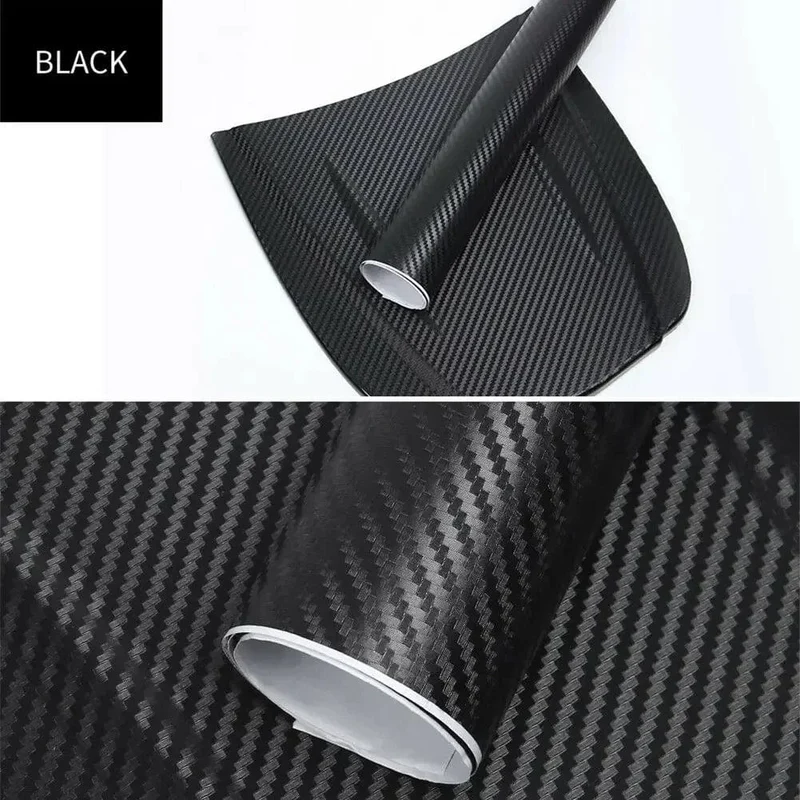 30x127cm Auto 3D Carbon Faser Rolle Film Aufkleber DIY Vinyl Film Auto Interior Styling Carbon Faser Dekorative decals
