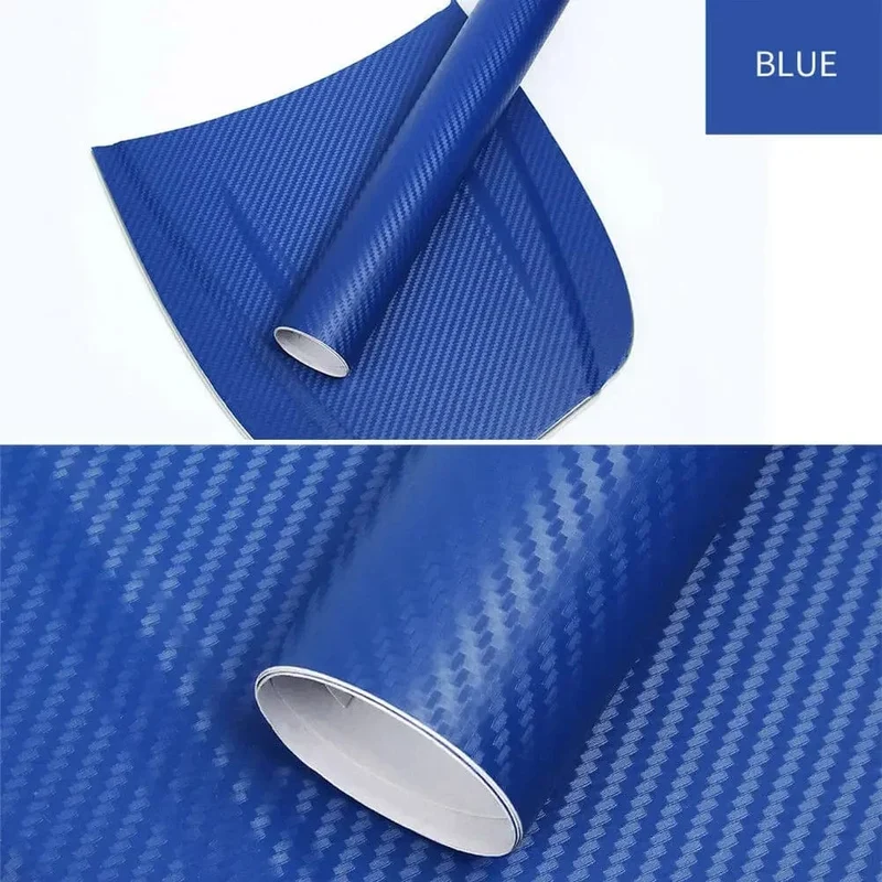 30x127cm Auto 3D Carbon Faser Rolle Film Aufkleber DIY Vinyl Film Auto Interior Styling Carbon Faser Dekorative decals