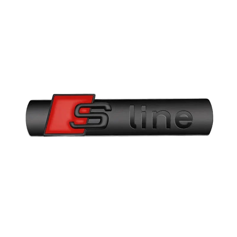 3D Metall Auto S LINE Emblem Aufkleber Abzeichen Aufkleber Dekoration für Audi Sline S6 S7 SQ5 SQ7 A3 A4 A5 A6 A7 A8L Q3 Q4 Q5 Q6 Q7 Q8 TT