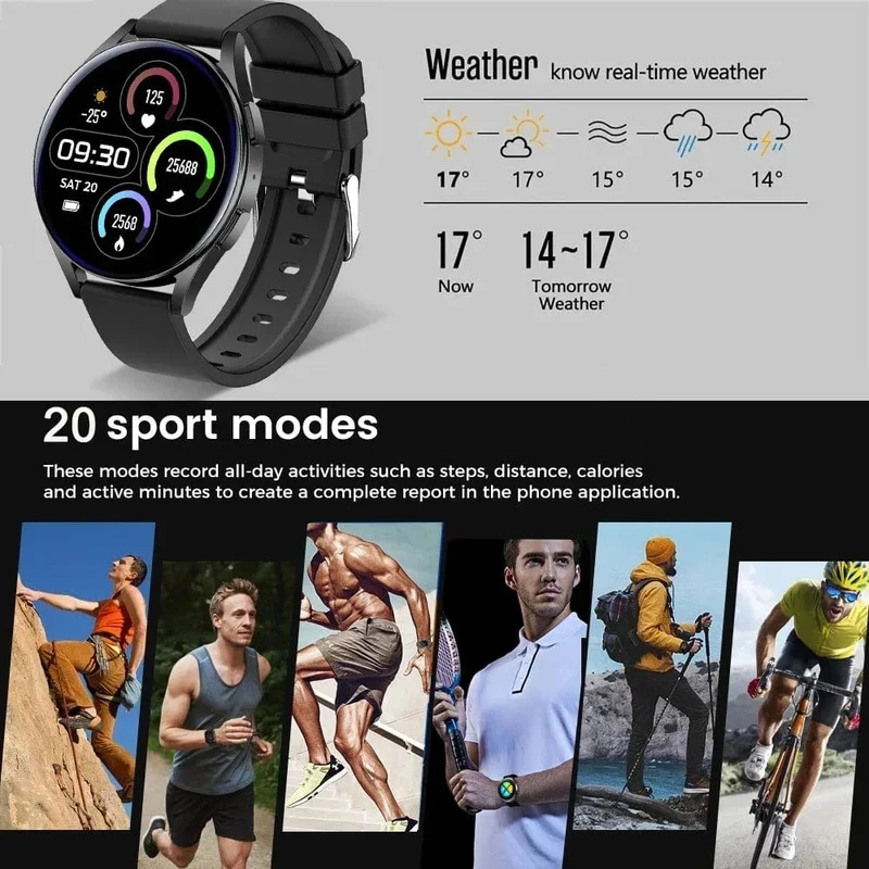 Neue Smartwatch 6 für Männer HD Full Touch Blutdruck Blutsauerstoff Bluetooth Anruf Sport Smart Watch Männer Frauen für Android IOS
