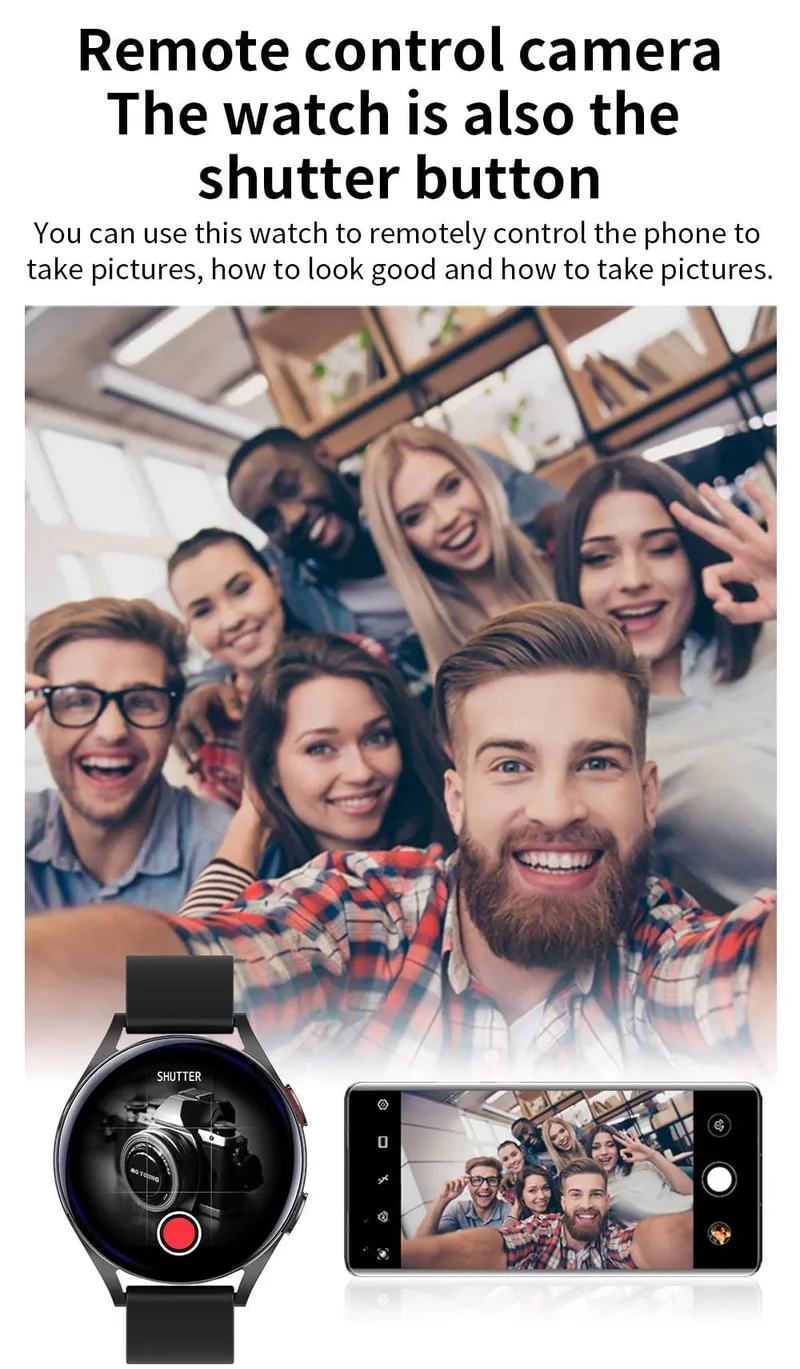 Neue Smartwatch 6 für Männer HD Full Touch Blutdruck Blutsauerstoff Bluetooth Anruf Sport Smart Watch Männer Frauen für Android IOS