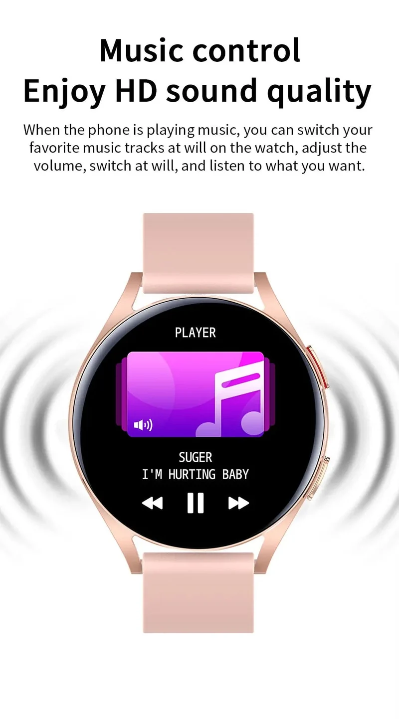Neue Smartwatch 6 für Männer HD Full Touch Blutdruck Blutsauerstoff Bluetooth Anruf Sport Smart Watch Männer Frauen für Android IOS
