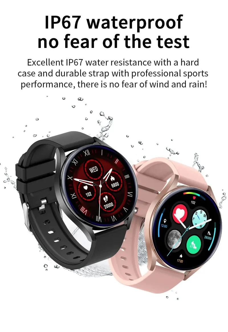 Neue Smartwatch 6 für Männer HD Full Touch Blutdruck Blutsauerstoff Bluetooth Anruf Sport Smart Watch Männer Frauen für Android IOS
