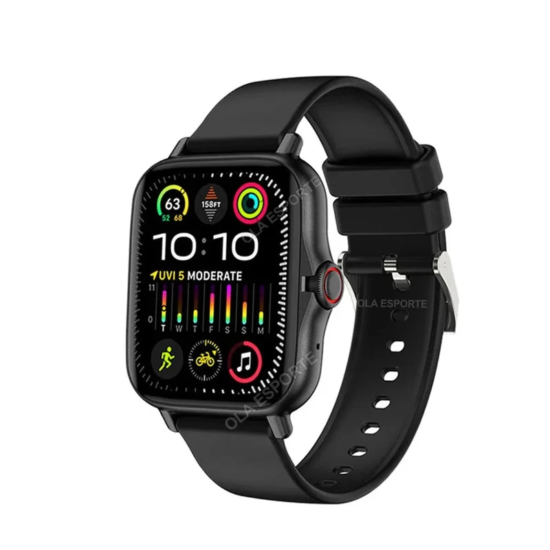 2024 Smart Watch für Männer Frauen Geschenk Voller Touchscreen Sport Fitness Uhren Bluetooth Anrufe Digitale Smartwatch Armbanduhr Herren