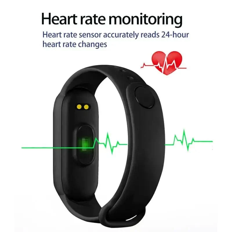M6 Smart Watch Männer Frauen Fitness Smart Armband Sport Band Herzfrequenz Blutdruckmessgerät Wasserdichte Multifunktionsuhren