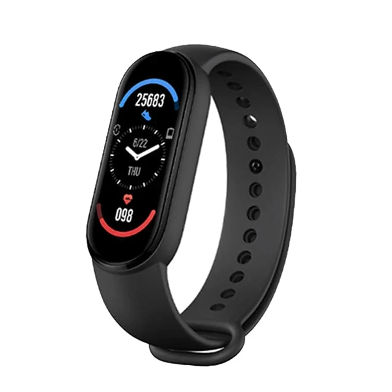 M6 Smart Watch Männer Frauen Fitness Smart Armband Sport Band Herzfrequenz Blutdruckmessgerät Wasserdichte Multifunktionsuhren