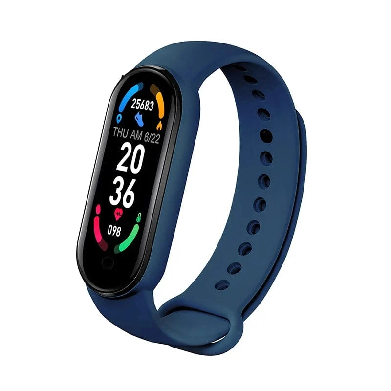 M6 Smart Watch Männer Frauen Fitness Smart Armband Sport Band Herzfrequenz Blutdruckmessgerät Wasserdichte Multifunktionsuhren