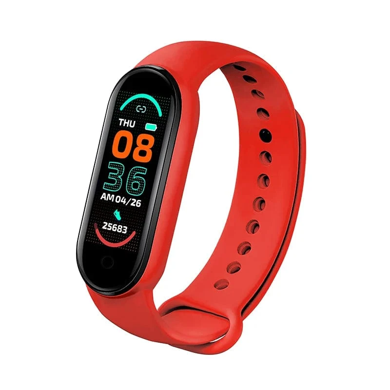 M6 Smart Watch Männer Frauen Fitness Smart Armband Sport Band Herzfrequenz Blutdruckmessgerät Wasserdichte Multifunktionsuhren