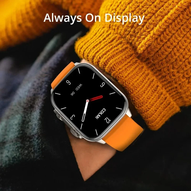 COLMI C81 2.0 Zoll AMOLED Smartwatch unterstützt AOD 100 Sportmodi IP68 wasserdichte Smartwatch für Männer und Frauen PK Ultra Series 8