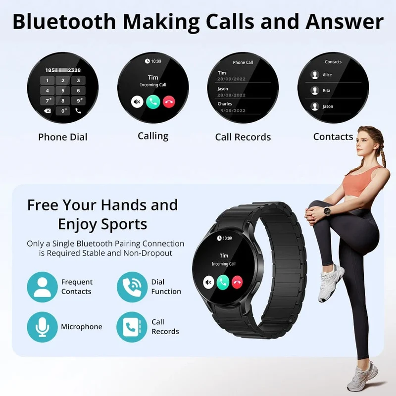 COLMI i28 Ultra AI Smartwatch, AMOLED-Display, integriertes AI Da-GPT, muslimisches Gebet, Bluetooth-Anrufuhr, Smartwatch für Männer und Frauen