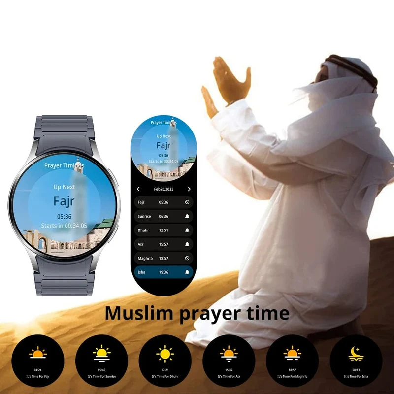 COLMI i28 Ultra AI Smartwatch, AMOLED-Display, integriertes AI Da-GPT, muslimisches Gebet, Bluetooth-Anrufuhr, Smartwatch für Männer und Frauen