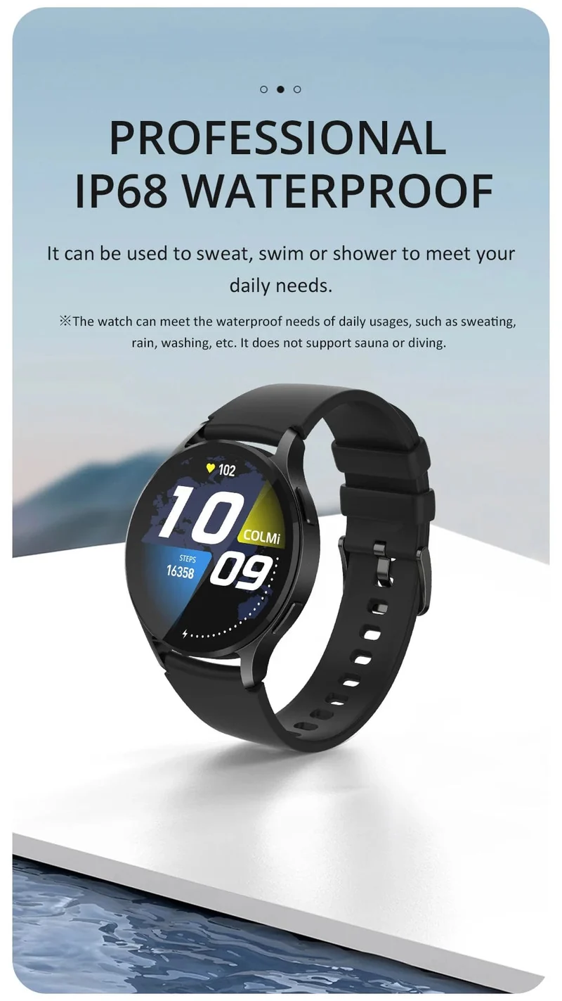 COLMI i28 Ultra AI Smartwatch, AMOLED-Display, integriertes AI Da-GPT, muslimisches Gebet, Bluetooth-Anrufuhr, Smartwatch für Männer und Frauen