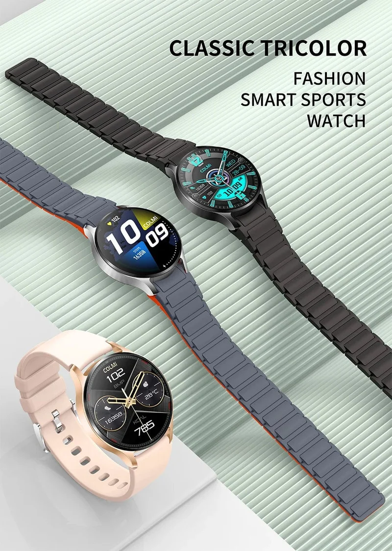 COLMI i28 Ultra AI Smartwatch, AMOLED-Display, integriertes AI Da-GPT, muslimisches Gebet, Bluetooth-Anrufuhr, Smartwatch für Männer und Frauen
